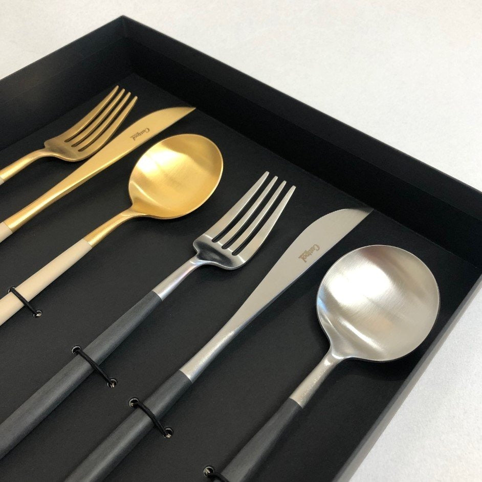 クチポール GOA（ゴア）/ブラックシルバー・アイボリーゴールド/6本