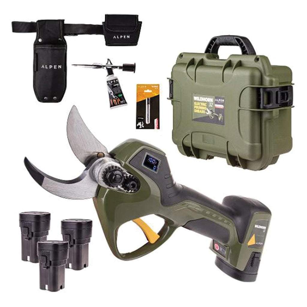 Alpen Wildhorn 32 Electric Pruning Shear Kit - Swiss Precision