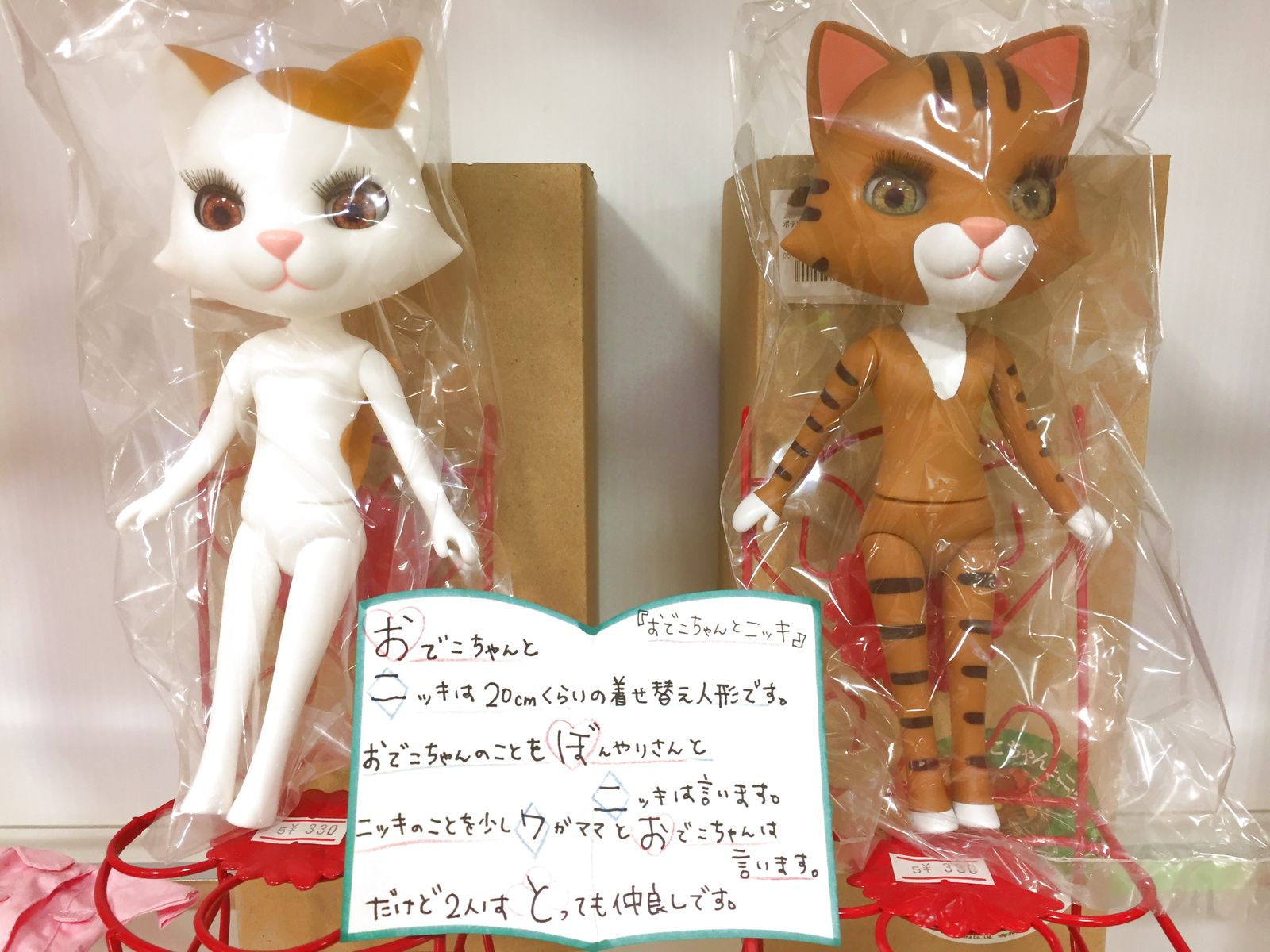 可愛いねこちゃんと女の子♥おでこちゃんとニッキってだあれ？