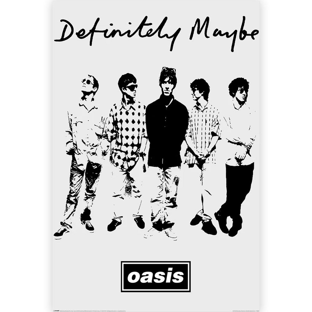 OASIS オアシス (結成 35周年 ) - DEFINITELY BAND / ポスター 【公式