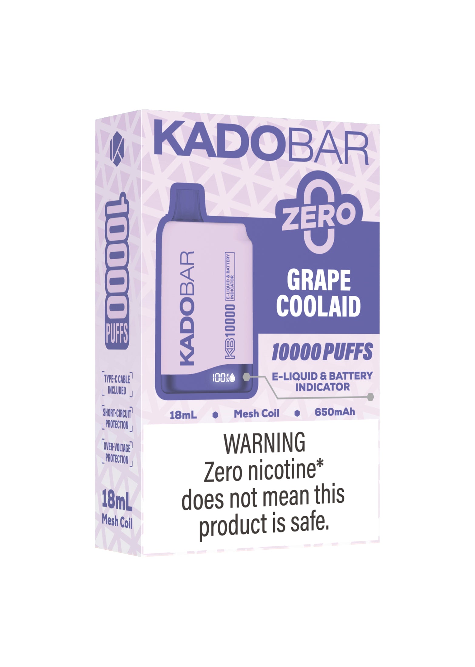 Kado Bar KB10000 ZERO Grape Coolaid 0% | GetPop