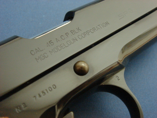MGC GOVERNMENT-45 AUTOMATIC MODELGUN/NATONAL MATCH