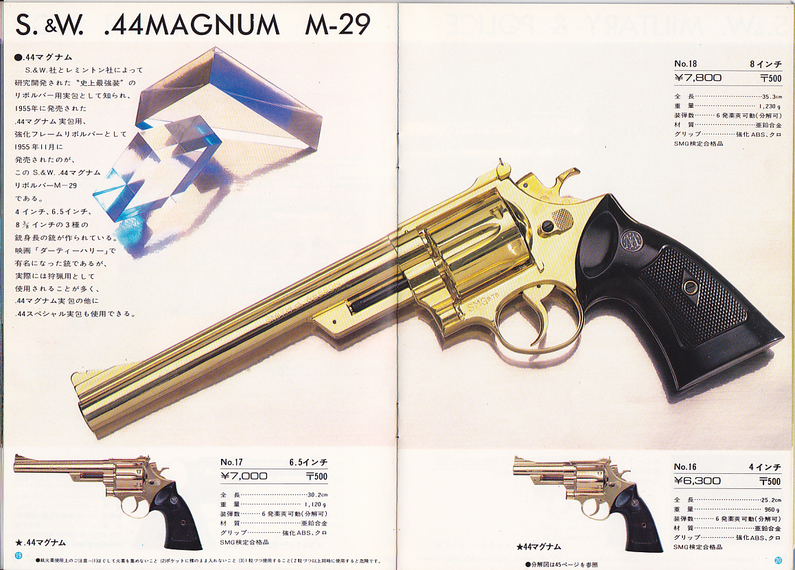 国際産業 SMITH & WESSON 44MAGNUM M-29 モデルガン