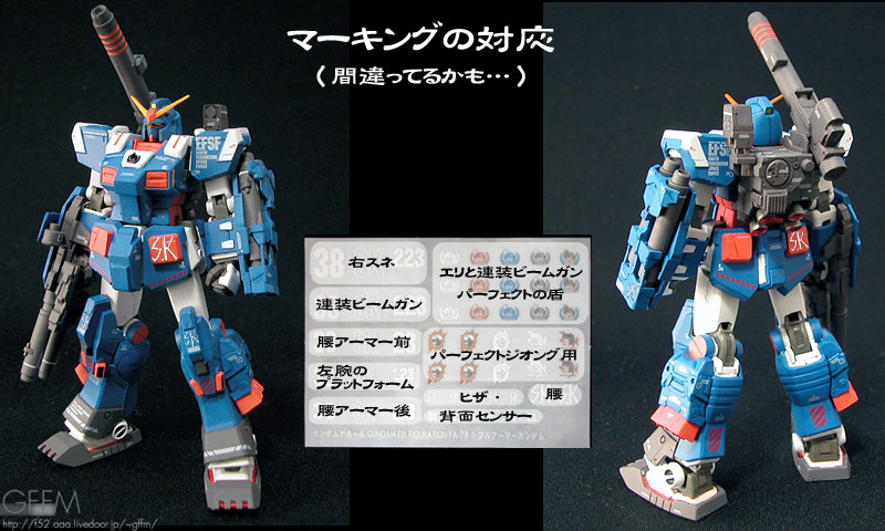 LIMITED FA-78-1 FULL ARMOR GUNDAM [BLUE Version]