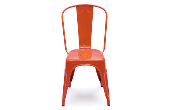 tolix トリックス/A-Chair Aチェア/ホワイト・レッド [パリ カフェの