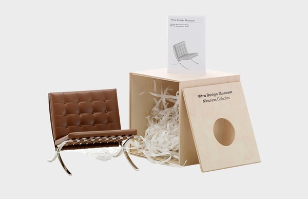 Vitra ヴィトラ ミニチュア バルセロナチェア MR 90 Barcelona【ゆう