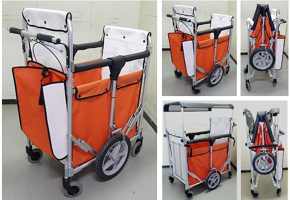 五十畑工業 お散歩カー ミニミニ (～3人用) 【福祉発明品ショップ本店】