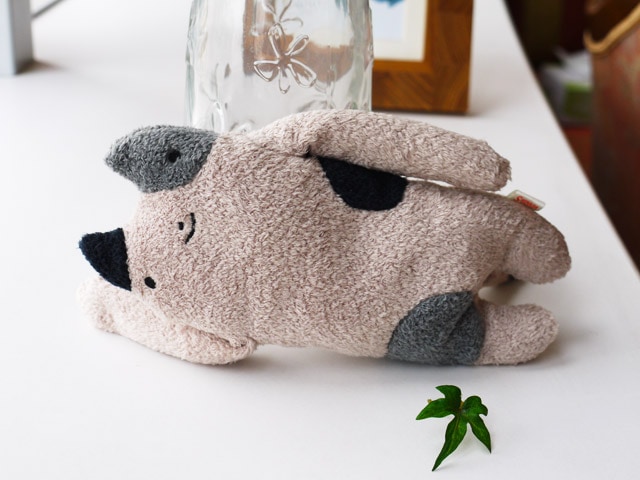 フモフモさん みけも（グレー・M） 可愛い癒しのぬいぐるみ シナダ製