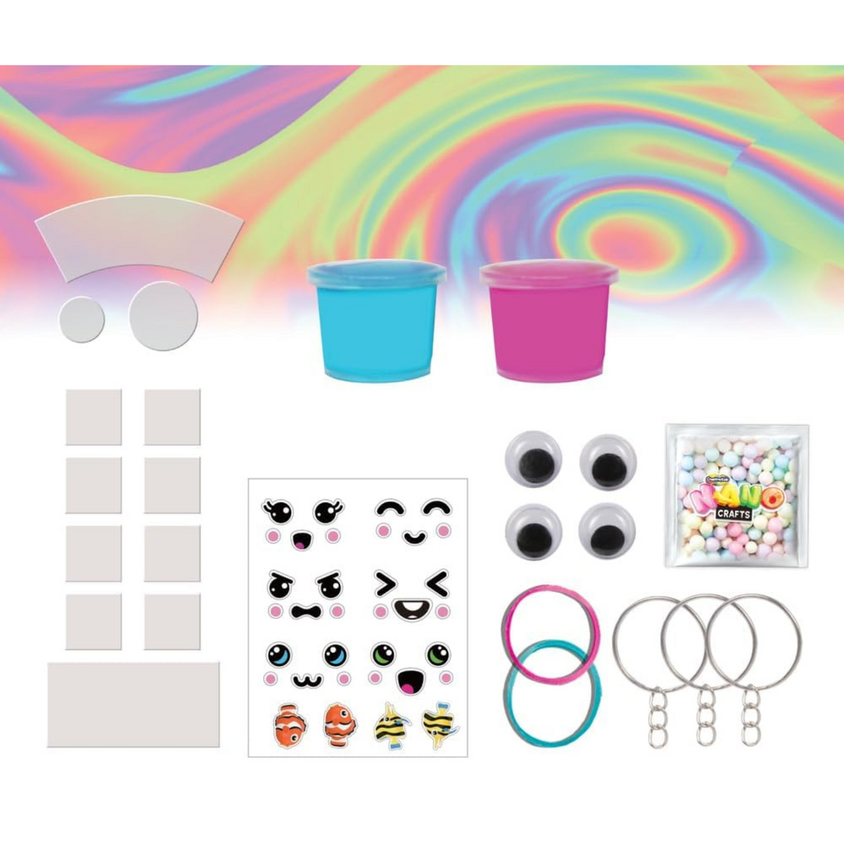 Nano Crafts Portachiavi Squishy Kit Giochi Preziosi Giocagiò
