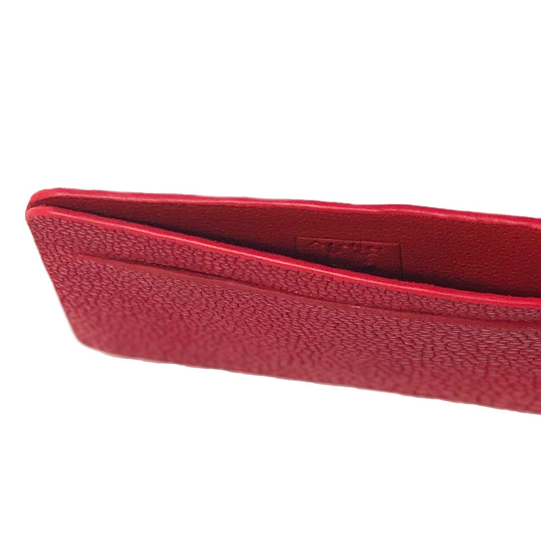 Atelier AKNASの名刺入れ(赤) Atelier AKNASの名刺入れ(赤)