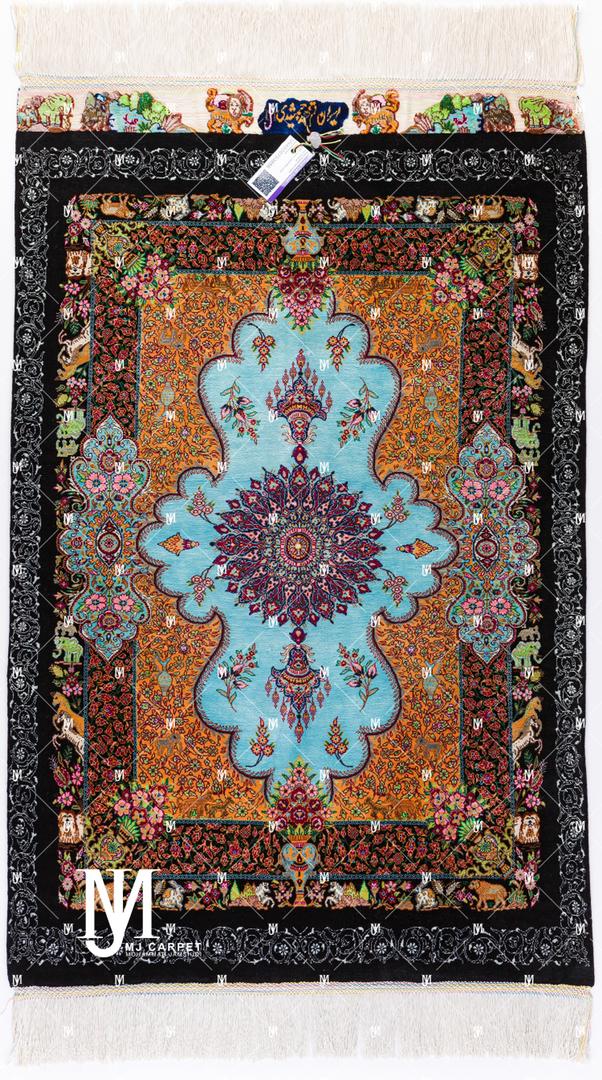 ペルシャ絨毯 クム産 シルク100% [Jyamshidi/モハマドジャムシディ工房