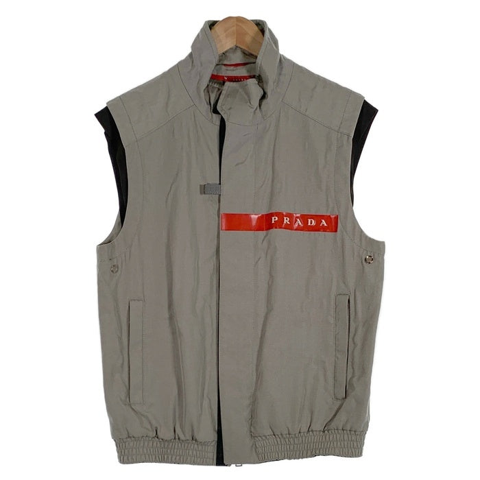 PRADA SPORT プラダスポーツ ナイロン スタンドカラー ジップアップ