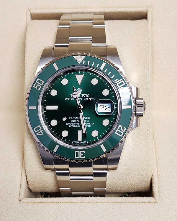 No Reserve - Rolex Submariner Date Hulk (116610LV) – Grailzee
