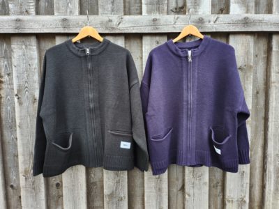 WAX Zip up crew neck cardigan［ gré｜青森市東大野のセレクトショップ ］