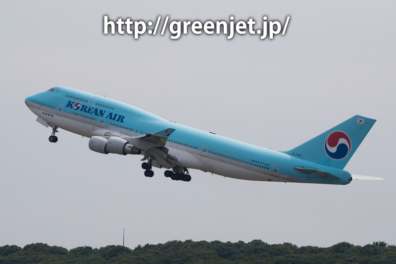 大韓航空のジャンボジェット(ボーイング747-4B5) | MGT Greenjet