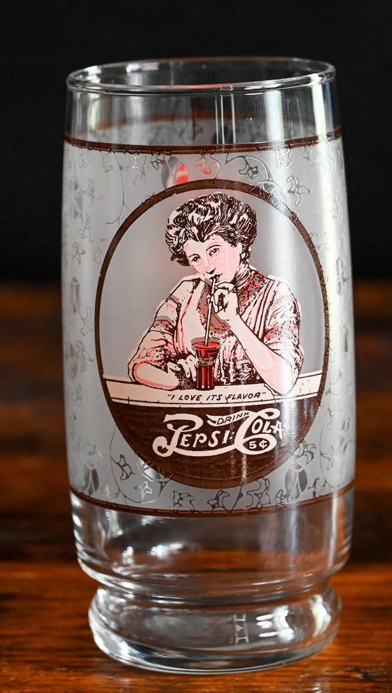 Vintage Pepsi-Cola Victorian Lady Tumblers – Happy Hour Vintage