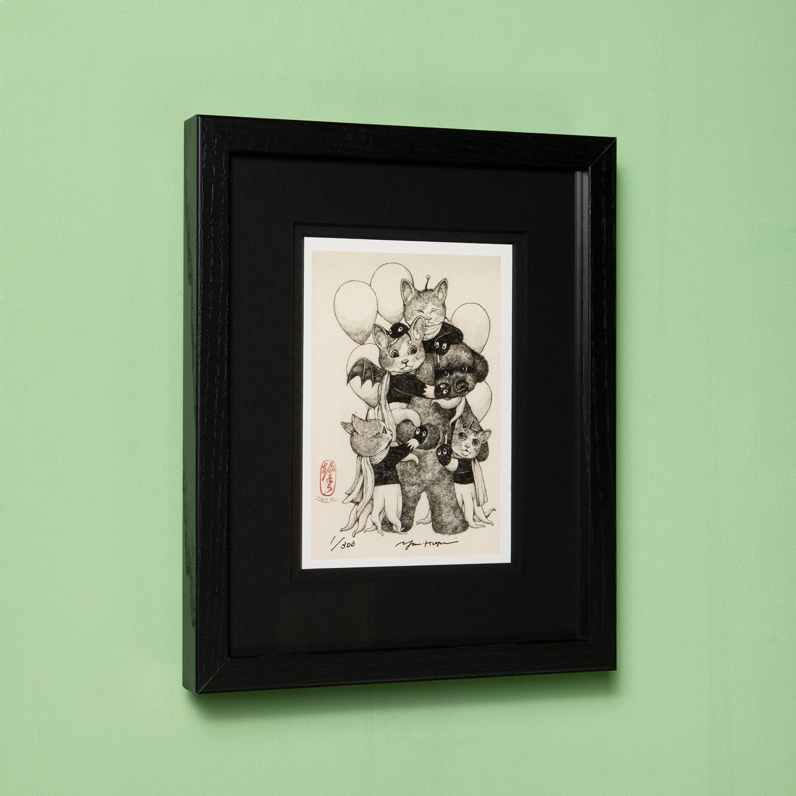額装】複製画 子守（CIRCUS終幕） – ボリス雑貨店