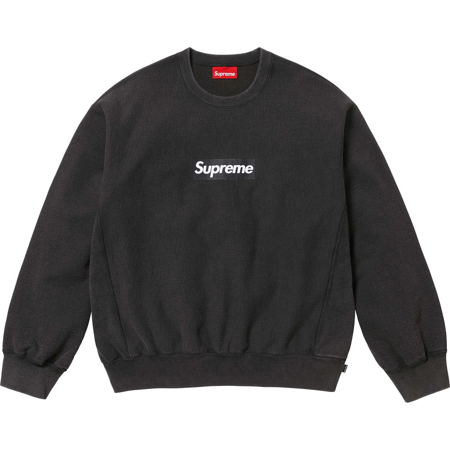 Supreme Washed Box Logo Crewneck Black – HOMEGAME TOKYO