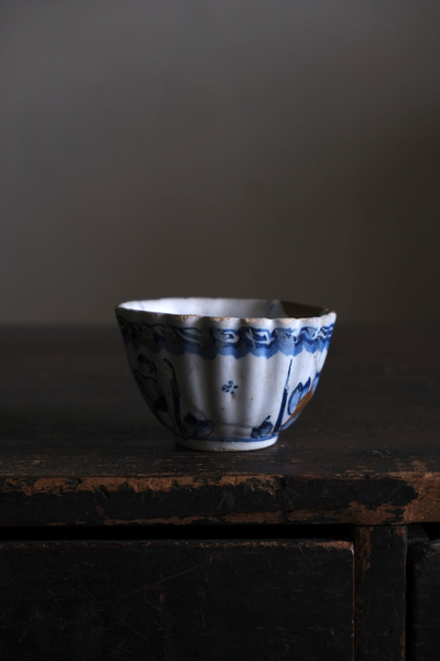 デルフト輪花盃