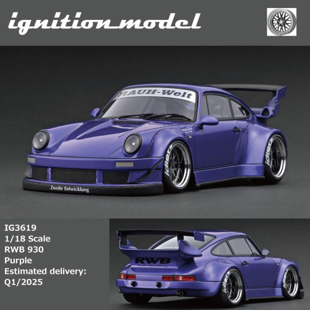 Ignition Model 1:18 Porsche RWB - Purple IG3619 – Horizon Diecast