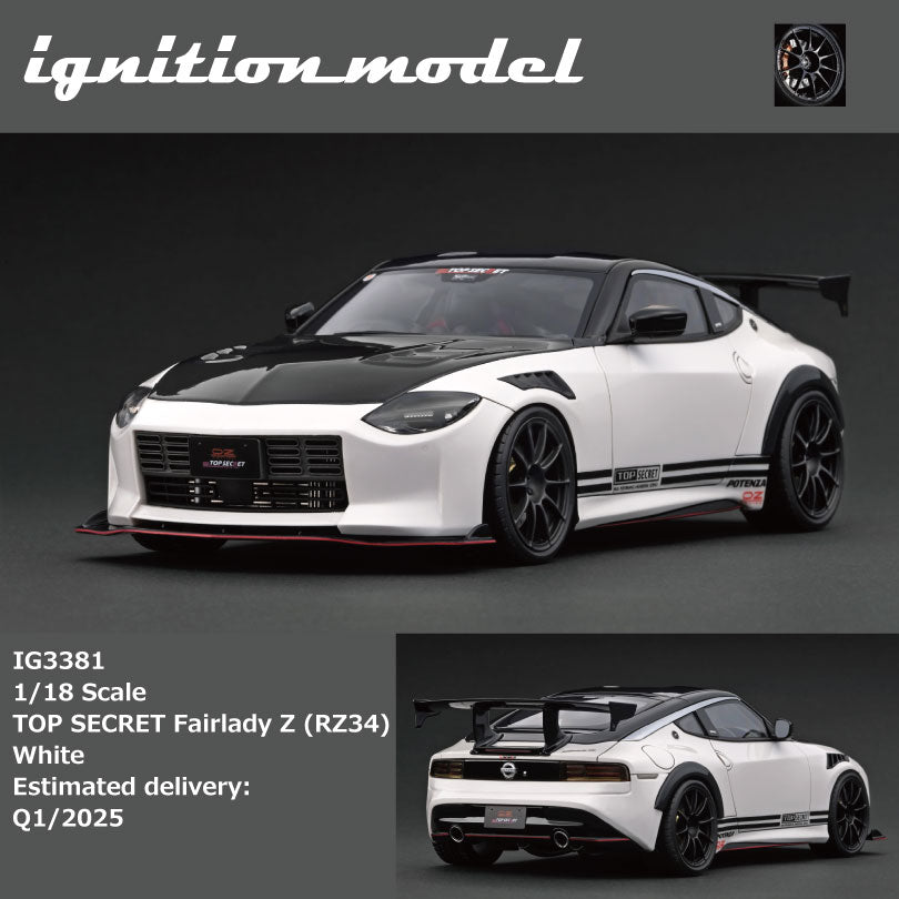 Ignition Model 1:18 TOP SECRET Nissan Fairlady Z (RZ34) White