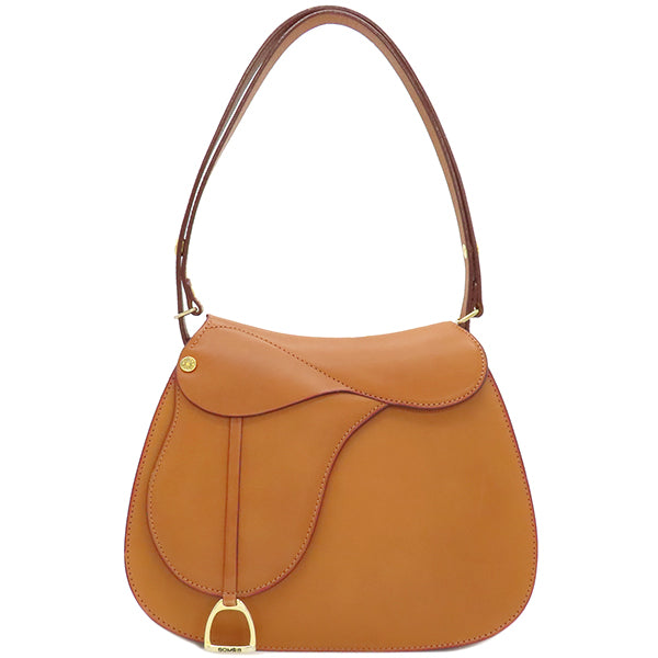 ソメス SOMES ドレッサージュ サドルショルダーS ブラウン 牛革 2WAY
