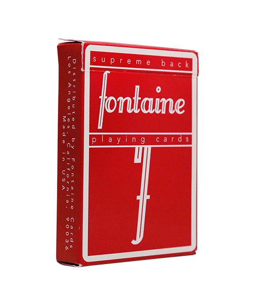 Fontaine (Red) – House of Playing Cards