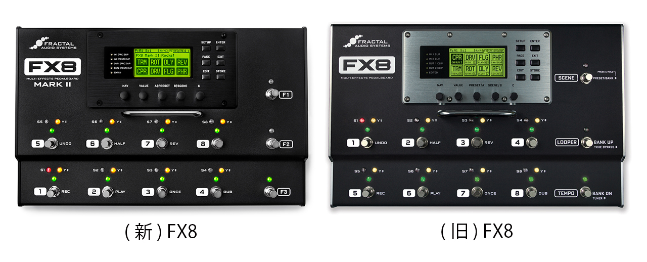 新製品情報】Fractal Audio Systemsの人気モデル「FX8」がリニューアル