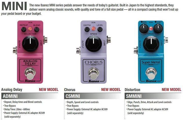 Ibanez「MINI」シリーズに新モデル3機種が追加!? – GuitarQuest