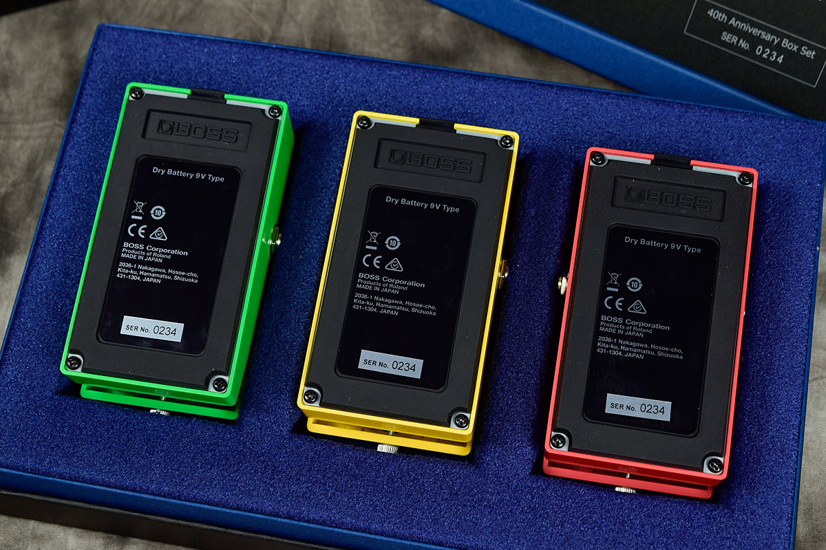 エフェクター通信.13】BOSS /40TH ANNIVERSARY BOX SETとヴィンテージ