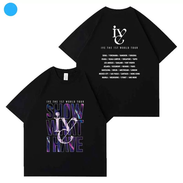 IVE THE 1ST WORLD TOUR SHOW WHAT I HAVE T-SHIRT CROP TOP – IDOLS