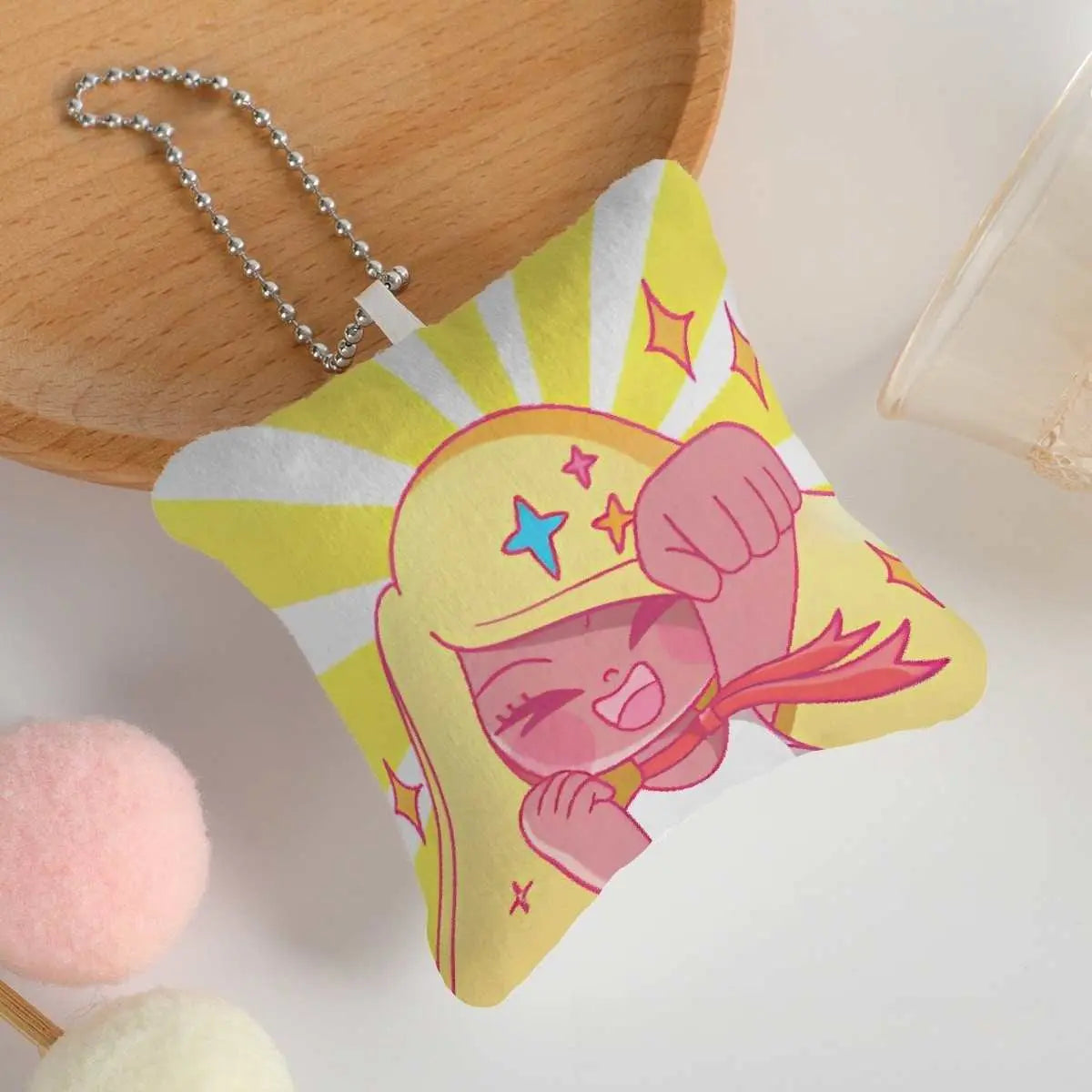 ふわにぎピピクッションストラップ - idworld