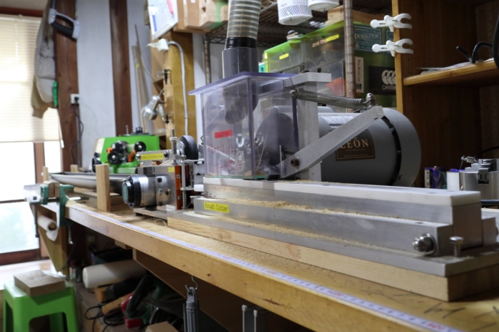 レオンクラフト製ミーリングマシン | Spirit of SplitBamboo