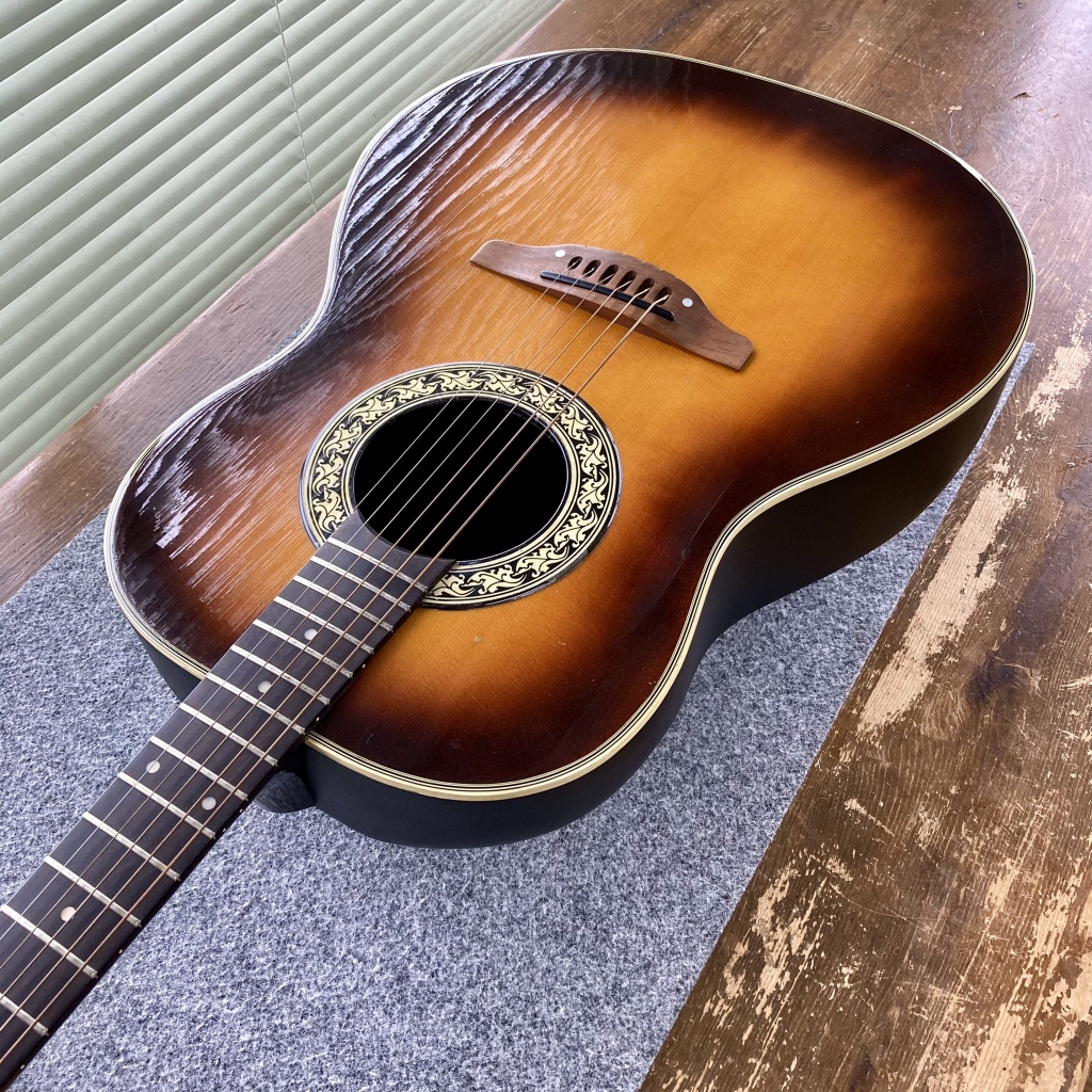□ Ovation Standard Balladeer フレット＆ナット＆サドルを交換