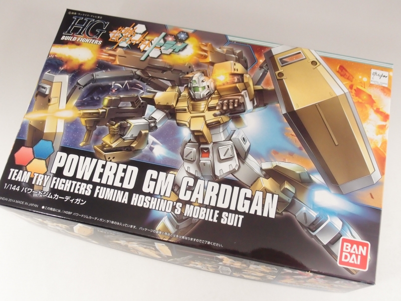 HGBF 1/144 パワードジムカーディガン (ガンダムビルドファイターズ