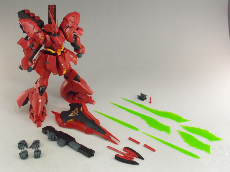 RG 1/144 MSN-04 サザビー (機動戦士ガンダム 逆襲のシャア)レビュー