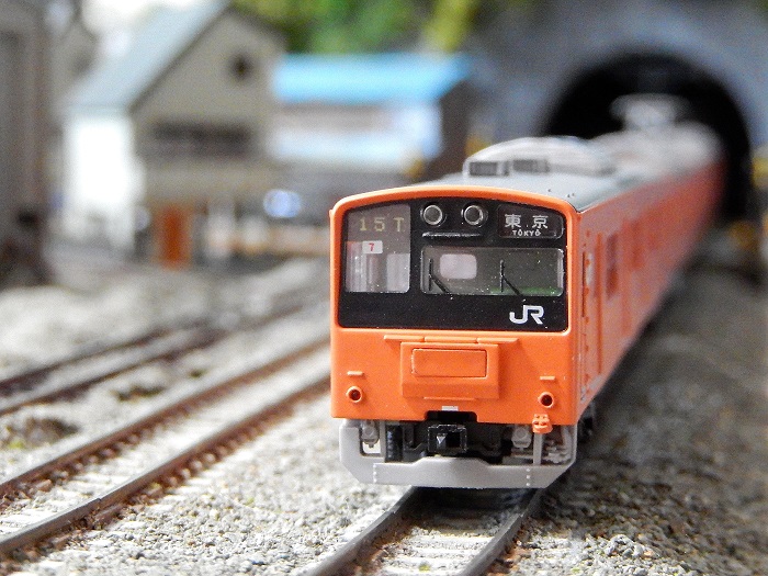 Nゲージ鉄道模型】鉄コレ 201系中央線H7最終編成入線とドナドナされる