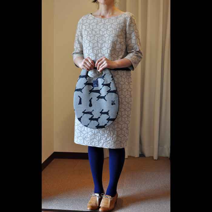 ミナペルホネンrun run runエッグバッグgray | Lin total fashion