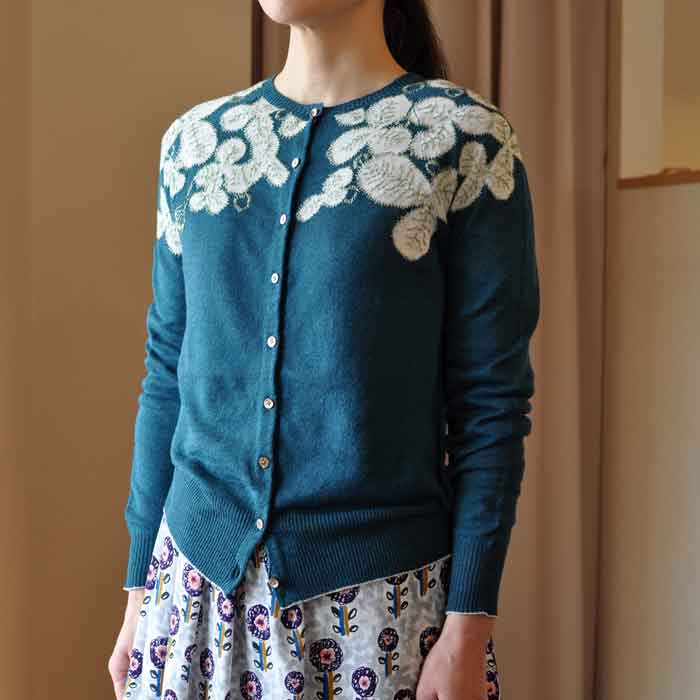 ミナペルホネン kotori sometimes lucky ネイビー ミナペルホネン