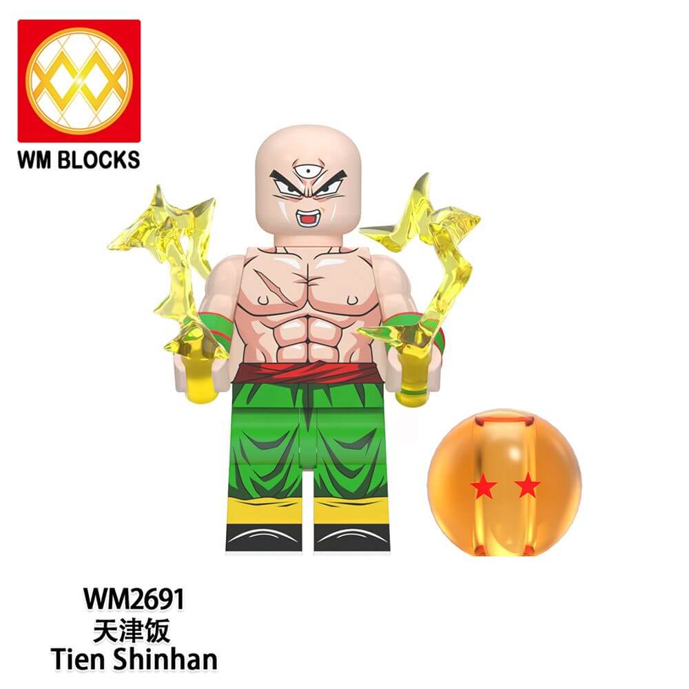 WM6180 Dragon Ball Tien Shinhan Yamcha minifigs – INGBRICKS