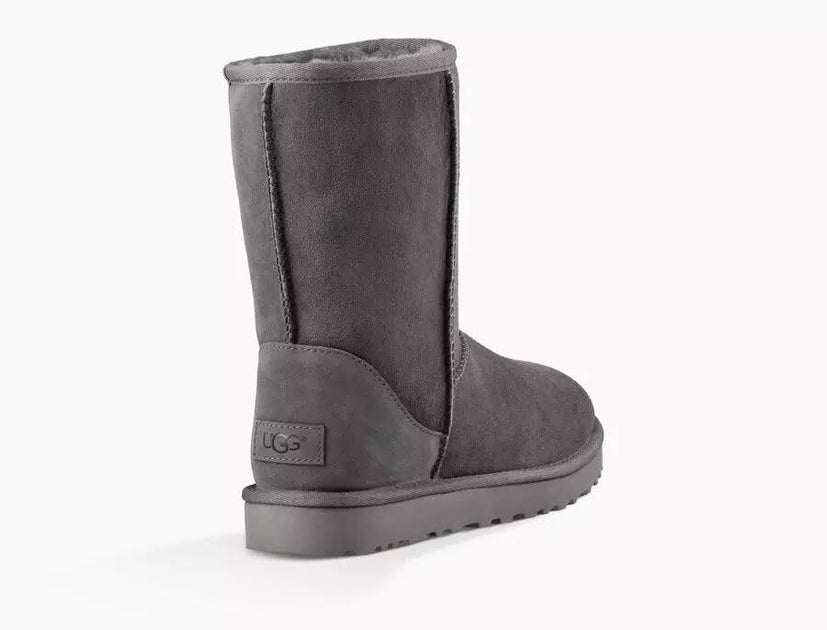 UGG Womens Classic Short II Grey – Island Comfort Footwear Fashion