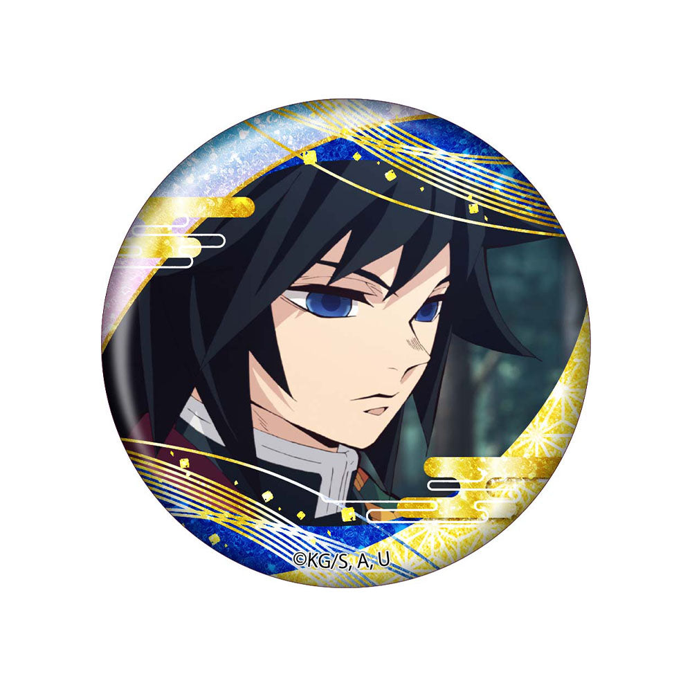 鬼滅の刃 冨岡義勇 ufotableモクテルバー ロトくじ グリッター缶バッジ