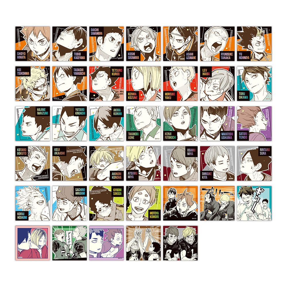 ハイキュー!!』スクエアステッカーコレクション 第2弾 （全40種