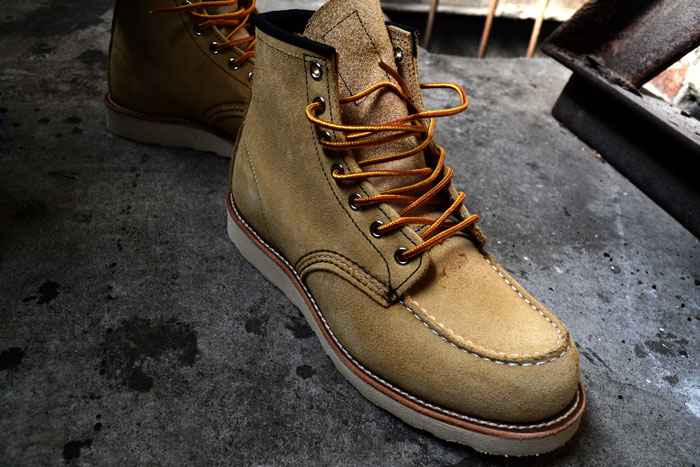 アウトレットレッドウィング新入荷情報 MOC TOE TAN ROUGH OUT #8173