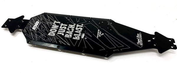 Arrma Kraton 6s EXB - CHASSIS (black aluminum long wheel base LWB