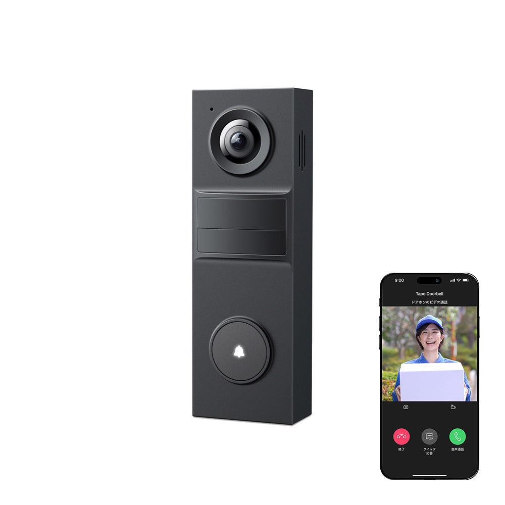 Tapo カメラ付きスマートミニドアホン D205