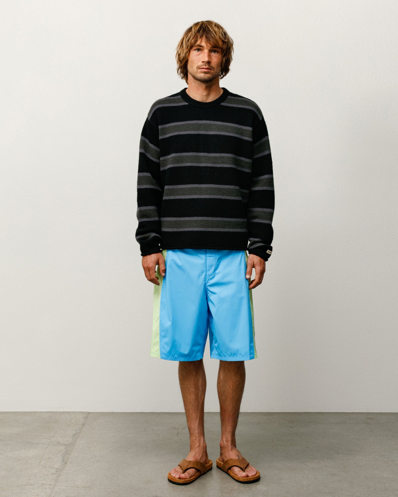 Striped Wool Sweater – Black | Tops & Knits | Stüssy Japan