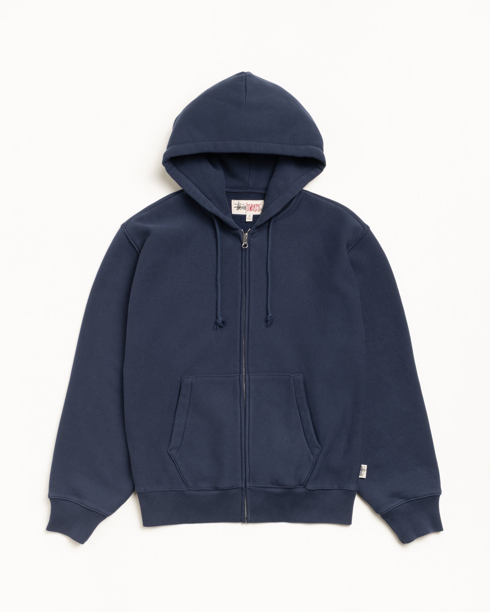 Fleece Zip Hoodie – Navy | Zip-up Fleece | Stüssy Japan