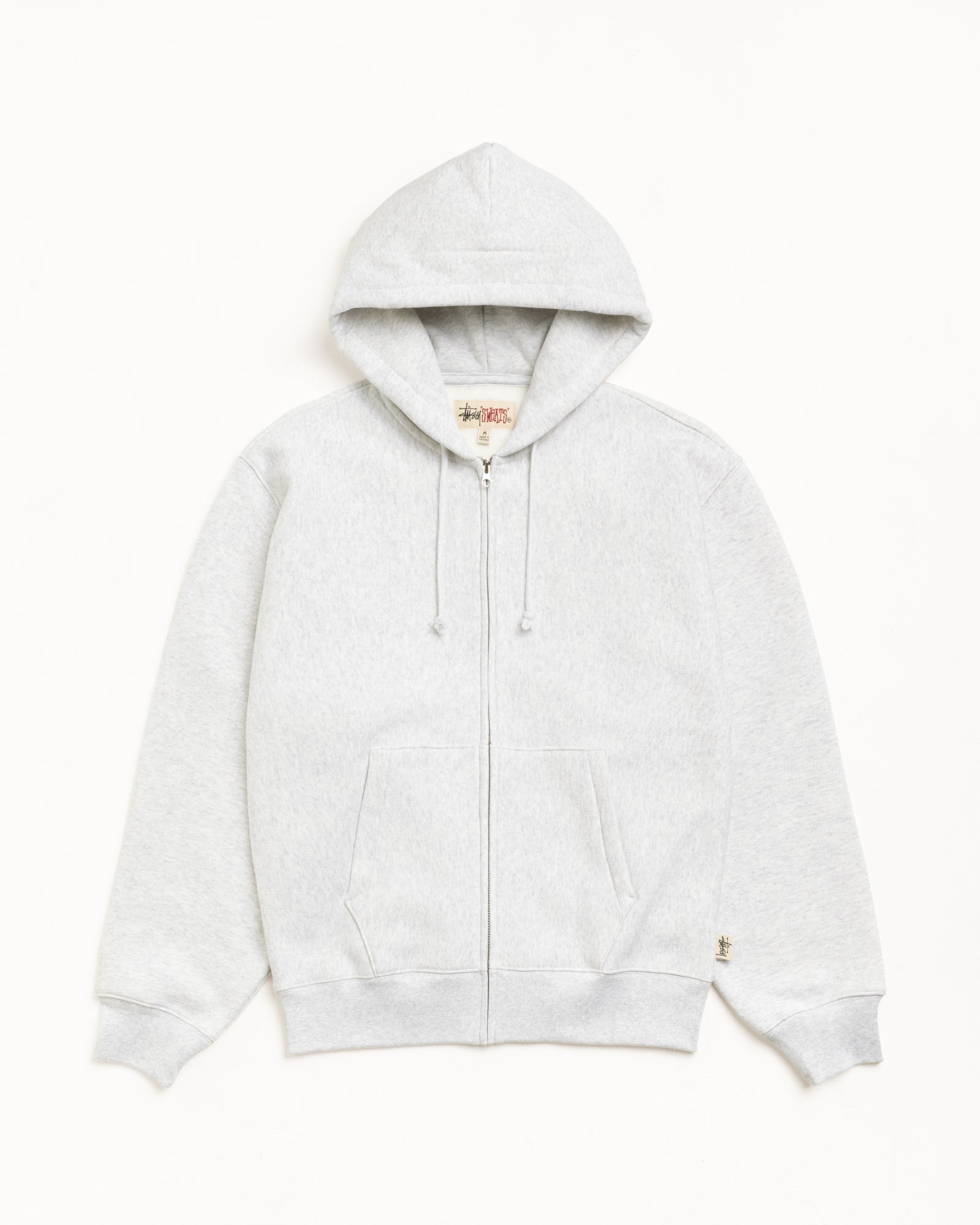 Fleece Zip Hoodie – Ash Heather | Zip-up Fleece | Stüssy Japan