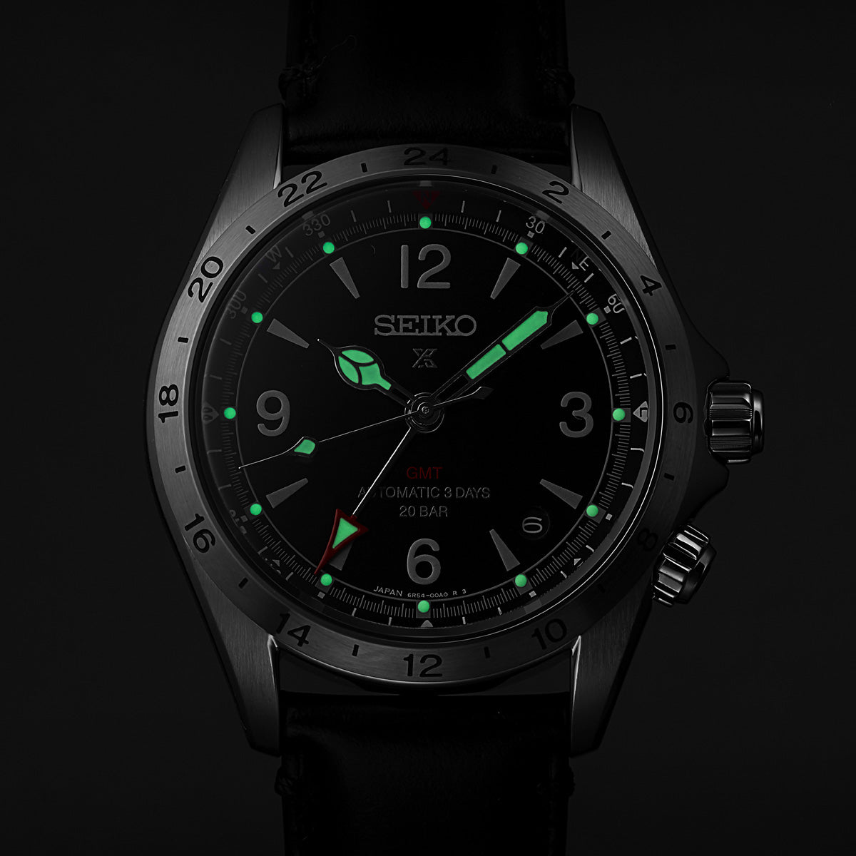 Seiko - Prospex Alpinist 1959 Mechanical GMT Black Dial - SPB379